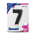 Αριθμός 7 Μαύρο 26" (66εκ) Μπαλόνι Foil