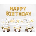 16'' HAPPY BIRTHDAY - ΧΡΥΣΟ Foil μπαλόνια (13τμχ)