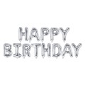 14'' HAPPY BIRTHDAY - ΑΣΗΜΙ Foil μπαλόνια (13τμχ)
