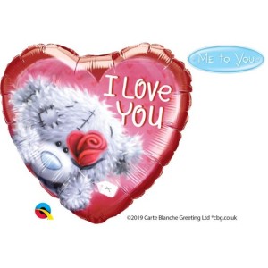 Μπαλόνι Καρδιά 18" "love you" (metoyou)