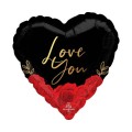 Μπαλόνι Καρδιά 18" "love you"
